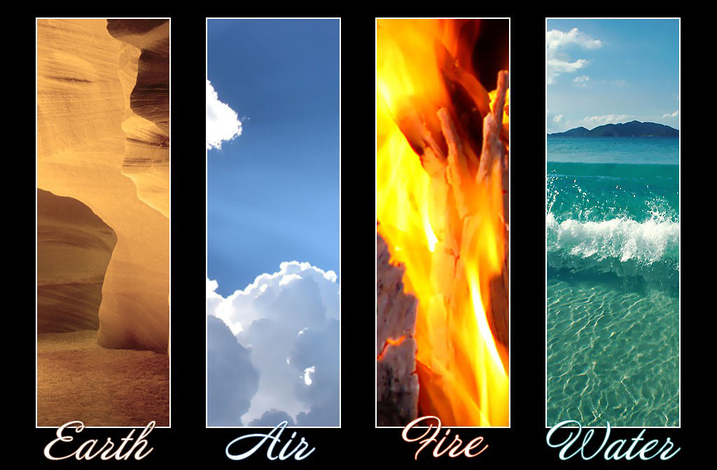 Los 4 elementos dentro de uno mismo